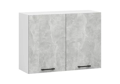 OLIWIA Felsőszekrény 80cm Fehér / Beton