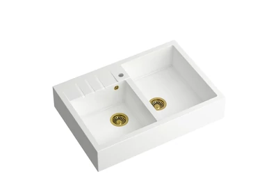 Hófehér / Arany színű kiegészítők