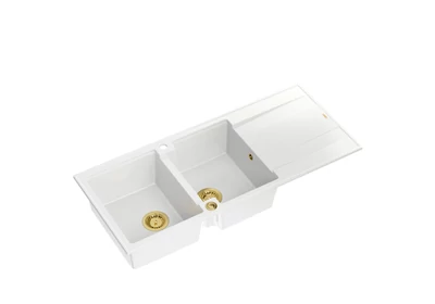 Hófehér / Arany színű kiegészítők