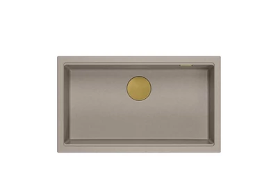 Szürkés barna  / Arany színű kiegészítők