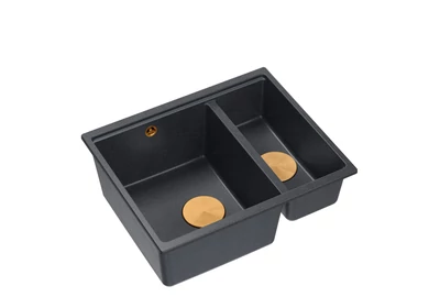 Fekete gyémánt / Réz színű kiegészítők