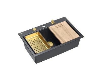 Fekete gyémánt / Arany színű kiegészítők