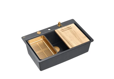 Fekete gyémánt / Réz színű kiegészítők