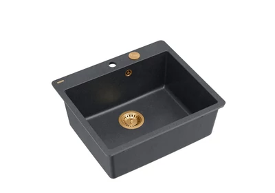 Fekete gyémánt / Réz színű kiegészítők