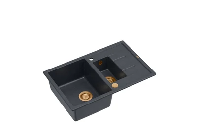 Fekete gyémánt / Réz színű kiegészítők