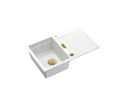 Hófehér / Arany színű kiegészítők