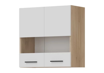 PATI Felső vitrines szekrény 60cm 2 ajtóval Fehér Fronttal PATI Felső vitrines szekrény 60cm 2 ajtóval Fehér Fronttal