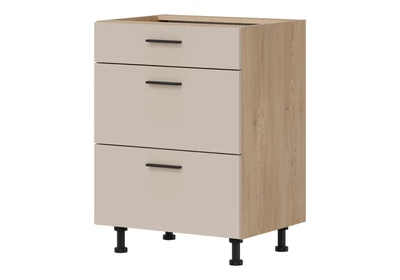 PATI Alsó szekrény 60cm 3 fiókkal Kasmír Fronttal