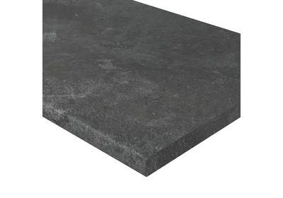 Munkalap opció PATI „U” alakú 240+400+240cm Sarok Konyhablokkhoz Fekete beton színben 