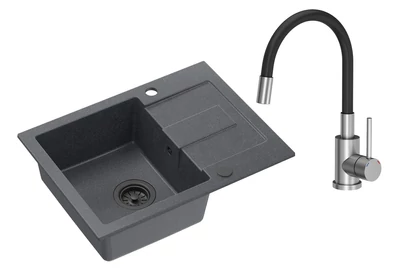 Szemcsés fekete / Fekete kiegészítők