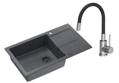 Szemcsés fekete / Fekete kiegészítők