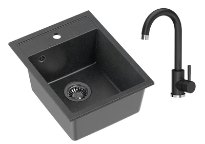 Szemcsés fekete / Acél színű kiegészítők