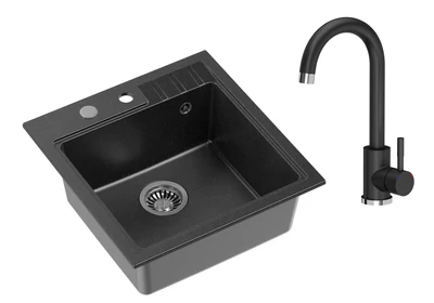 Szemcsés fekete / Acél színű kiegészítők