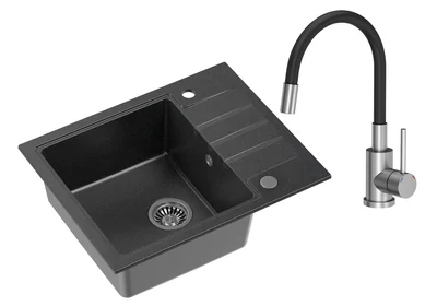 Szemcsés fekete / Acél színű kiegészítők