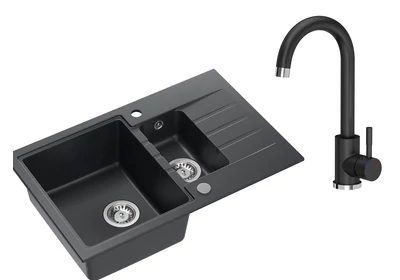 Szemcsés fekete / Acél színű kiegészítők