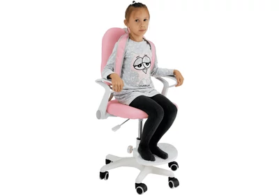Növekvő szék alappal és pántokkal, rózsaszín/fehér, ANAIS
