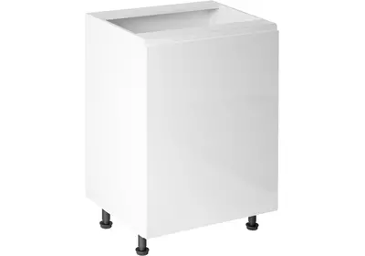 Aspen D60-L alsó konyhaszekrény, bal, fehér