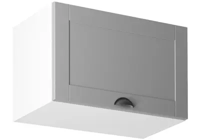 Linea Grey G60KN felső konyhaszekrény, szürke / fehér