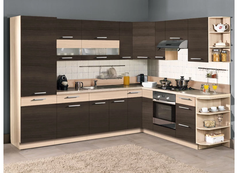 Modena 290x215 L alakú konyha wenge