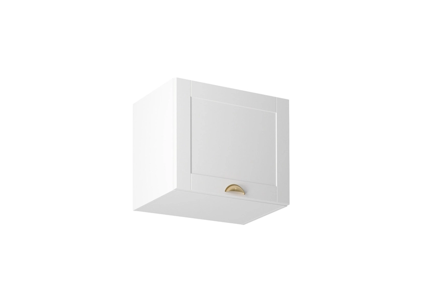 Linea White G50K felső konyhaszekrény, fehér / arany
