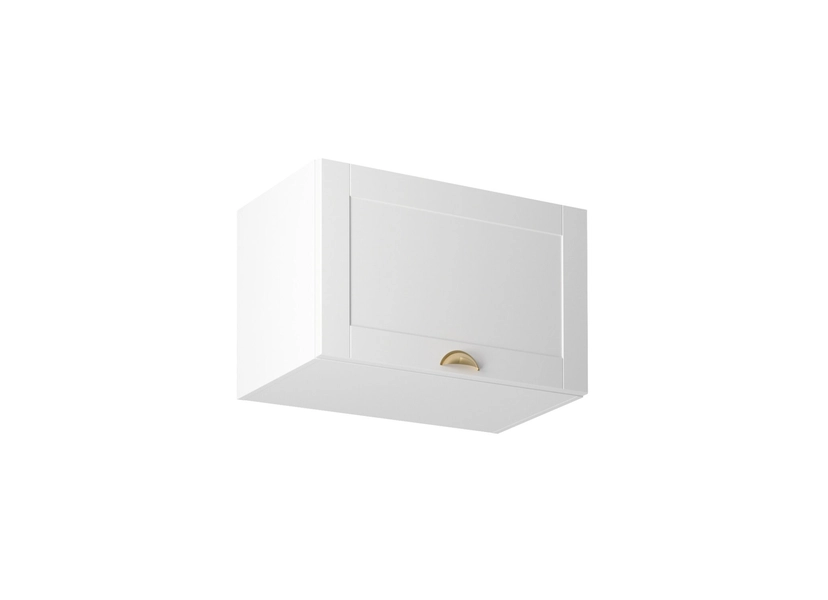 Linea White G60KN felső konyhaszekrény, fehér / arany