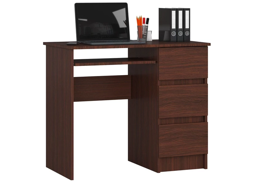 A-6 Íróasztal Wenge Jobbos