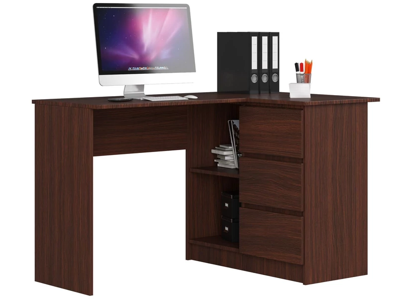 Sarok íróasztal Jobbos Wenge