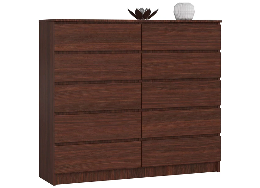 K140 Komód 10 fiókkal Wenge