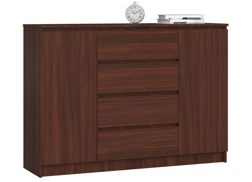 K140 Komód 2 ajtóval 4 fiókkal Wenge