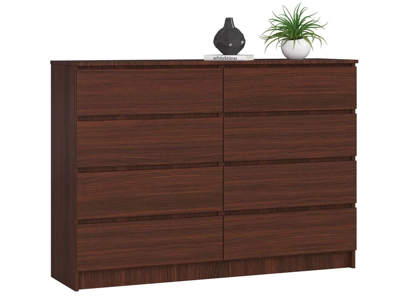 K140 Komód 8 fiókkal Wenge