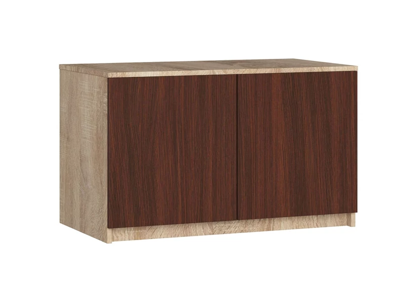 Akasztós szekrény rátét S90 2 ajtóval és 2 fiókkal Sonoma tölgy / Wenge