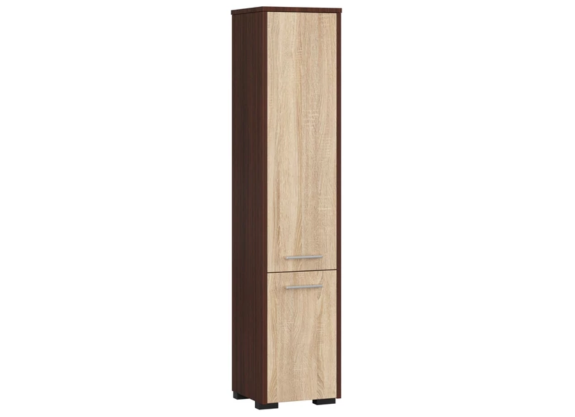 FIN Fürdőszobai szekrény 2 ajtóval 30cm Wenge / Sonoma tölgy