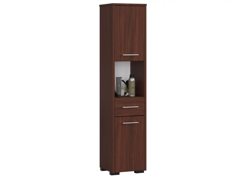 FIN Fürdőszobai szekrény 2 ajtóval és 1 fiókkal 30cm Wenge
