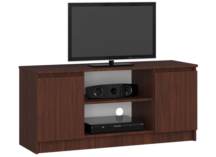 K120 TV szekrény 2 ajtóval Wenge