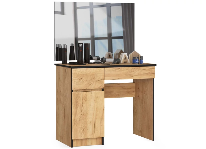 Fésülködőszekrény tükörrel P-2 / SL 900x600 Balos Craft Tölgy