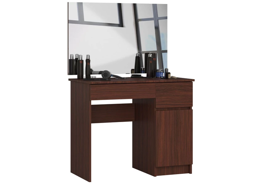 Fésülködőszekrény tükörrel P-2 / SL 900x600 Jobbos Wenge