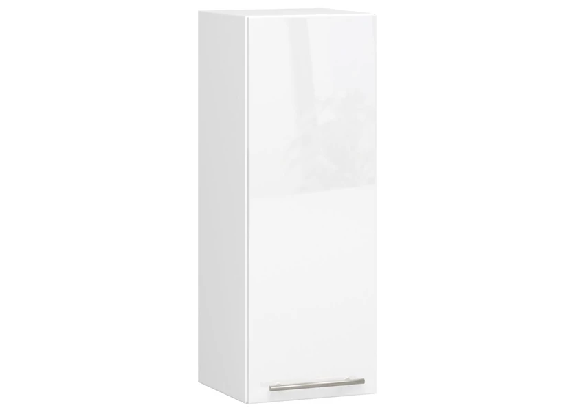 OLIWIA Felsőszekrény 30cm Fehér / Fényes fehér