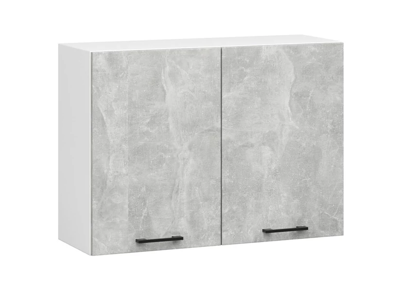 OLIWIA Felsőszekrény 80cm Fehér / Beton
