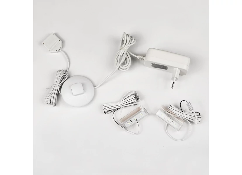 Világítás Opció REMI RM07  Fehér - Evoke Tölgy  Vitrinhez  