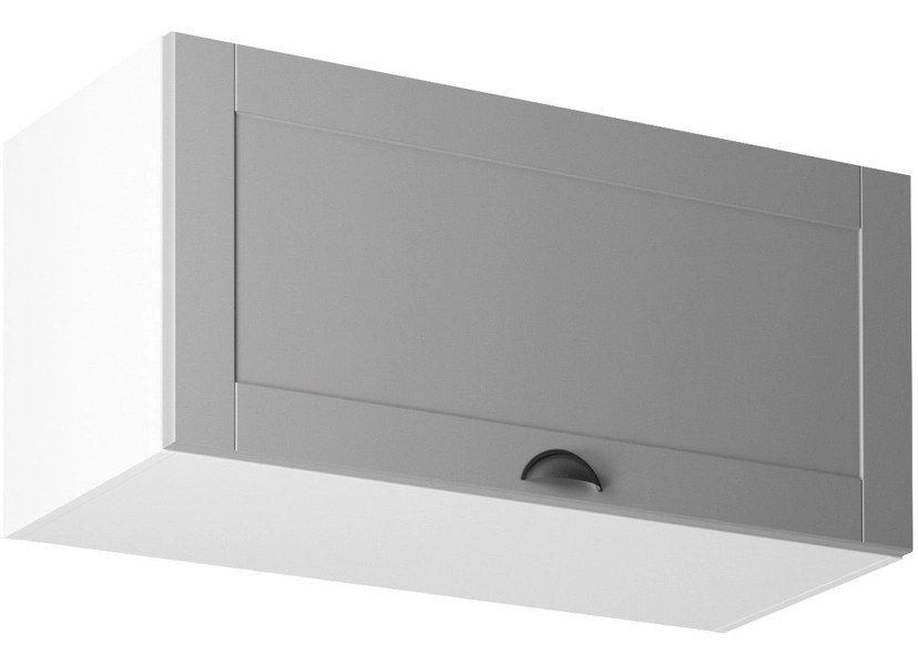 Linea Grey G80K felső konyhaszekrény, szürke / fehér