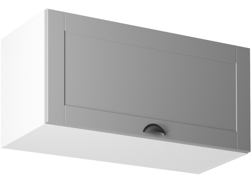 Linea Grey G80K felső konyhaszekrény, szürke / fehér