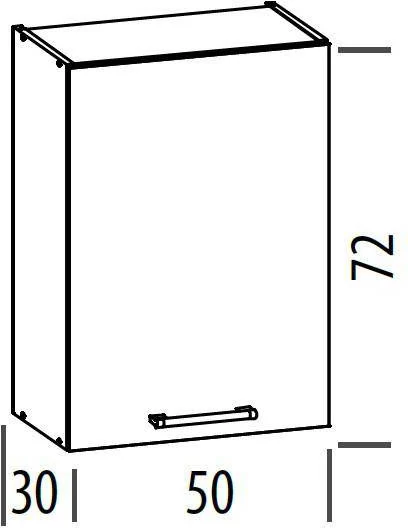Modena 50 cm felső szekrény sonoma