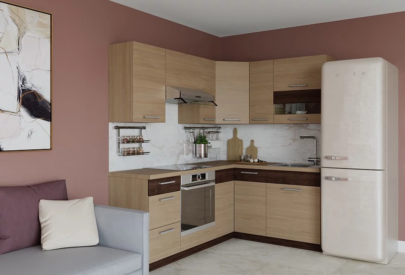 Modena MINI L alakú konyha 195x150 cm sonoma