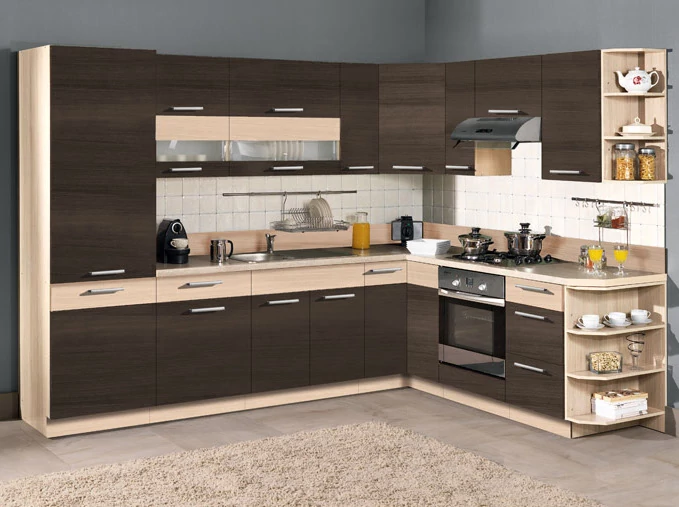 Modena 290x215 L alakú konyha wenge