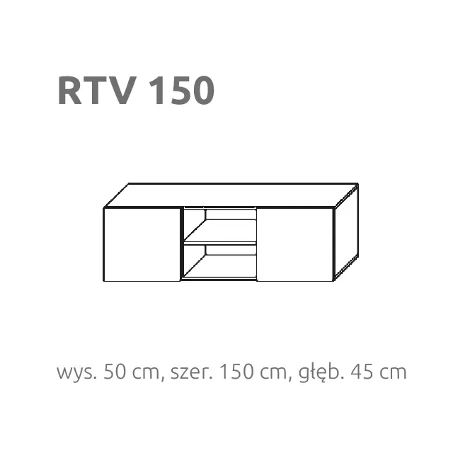 BRIKS TV szekrény RTV150