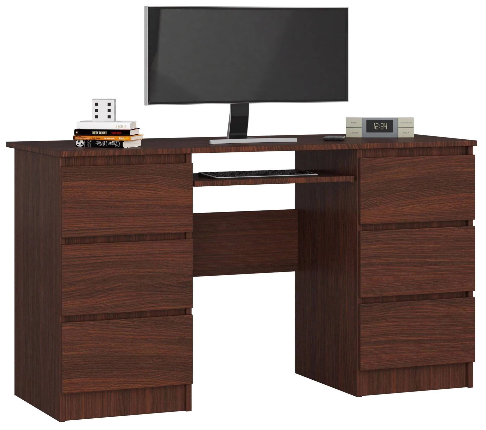 A-11 Íróasztal 6 fiókkal Wenge