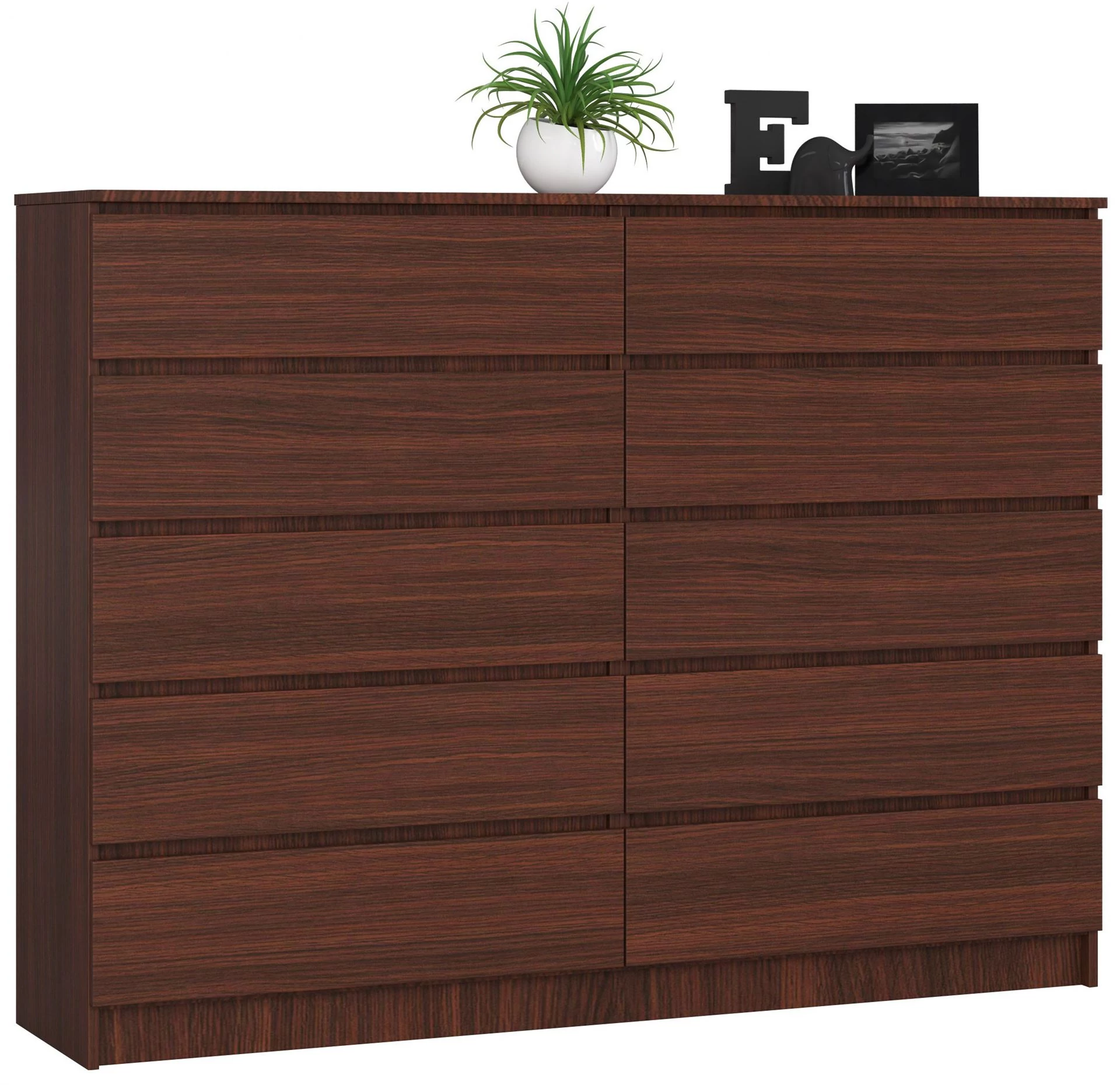 K160 Komód 10 fiókkal Wenge