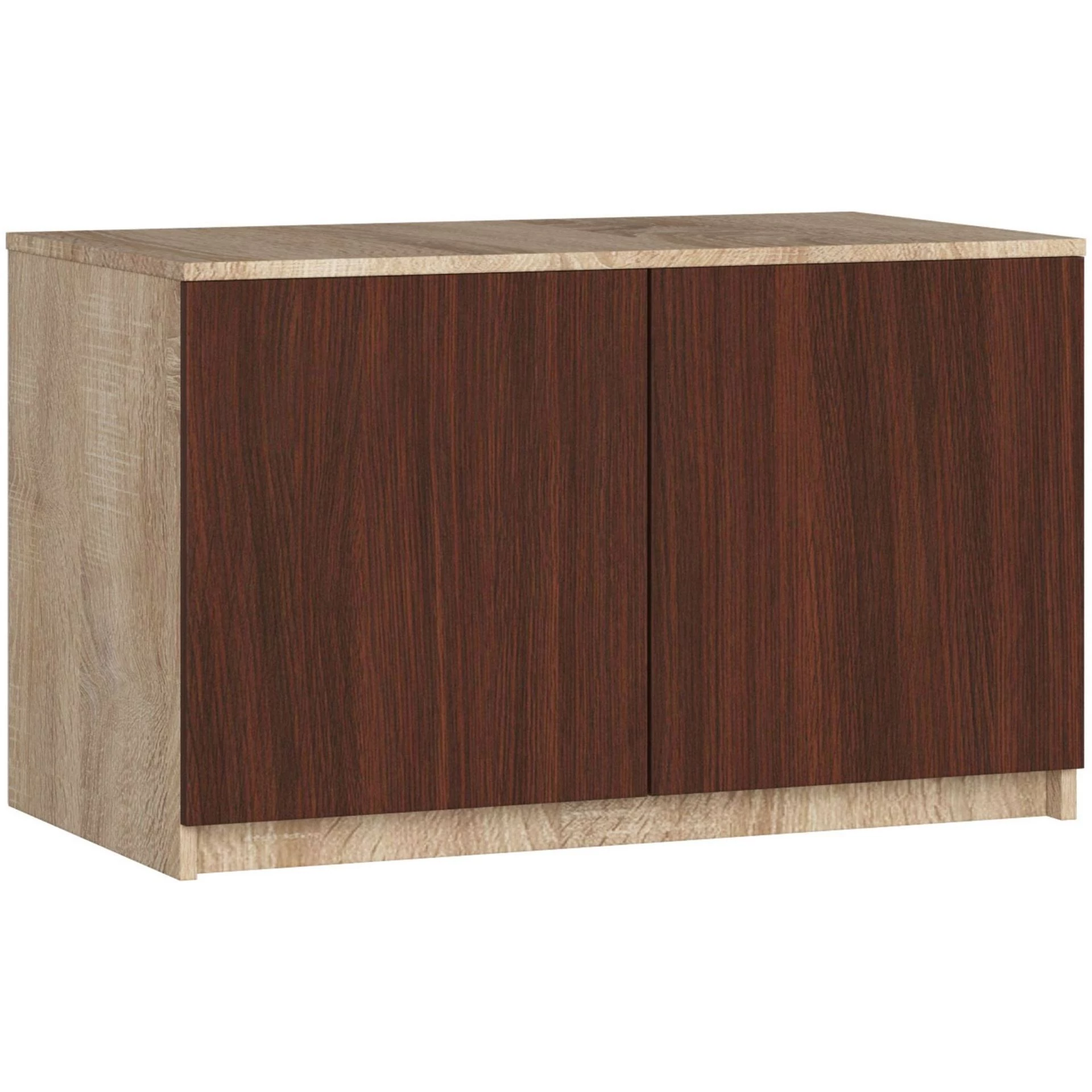 Akasztós szekrény rátét S90 2 ajtóval és 2 fiókkal Sonoma tölgy / Wenge