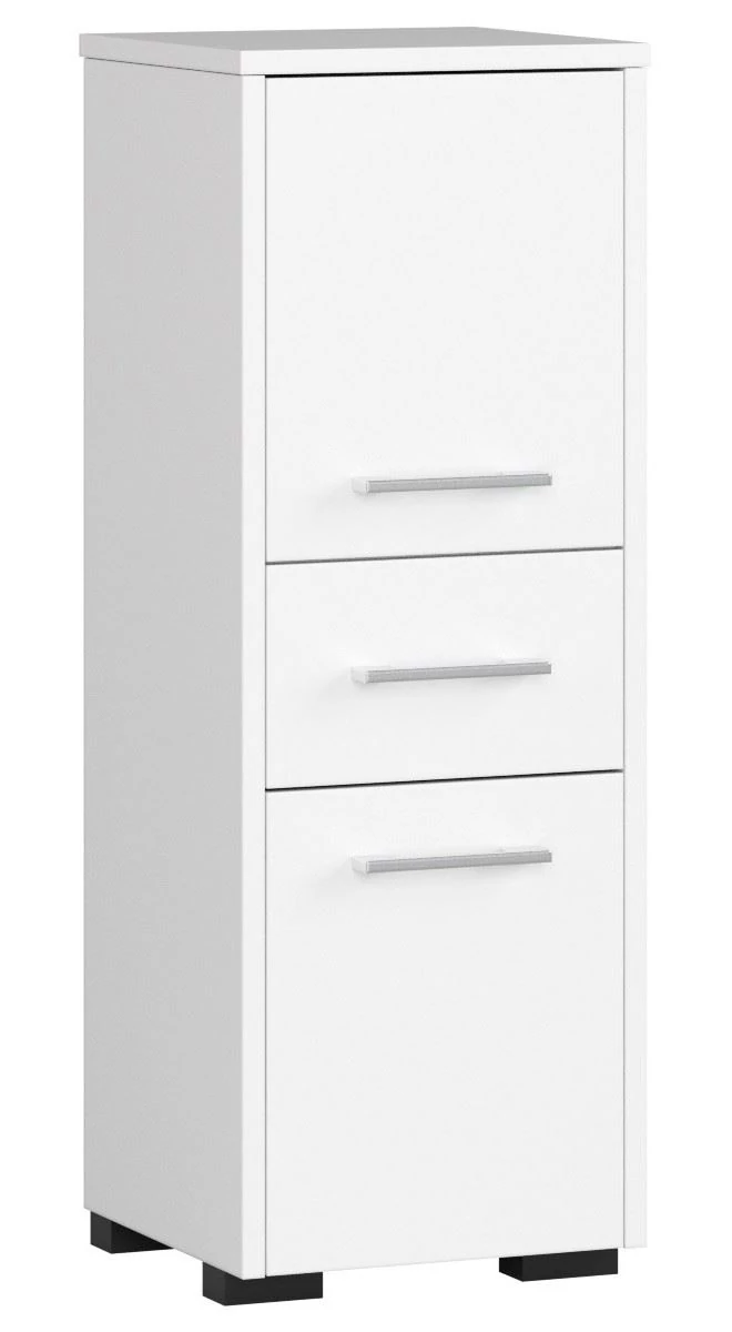 FIN Fürdőszobaszekrény 30 2 ajtóval és 1 fiókkal 85cm Fehér