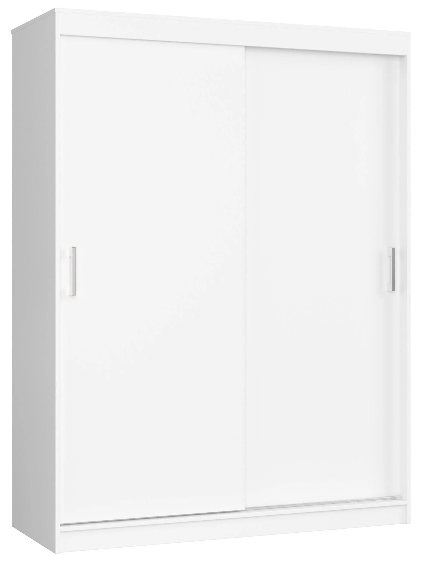 Tolóajtós Gardróbszekrény 150cm Fehér MONO